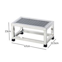 jun retail 안전발판 계단식 계단사다리 디딤대사다리 캠핑 스텐계단 받침대, 1단 계단식발판