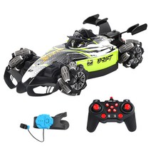 AWJCA F1 RC카 GTR 선물 장난감 무선조종 슈퍼카, 녹색