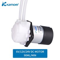 1마력모터 수중펌프 양수기Kamoer-미니 KPP 워터 펌프 6V/12V/24V DC 모터 연동 도징 실리콘 튜브 포함, 06 24V L type_01 S01