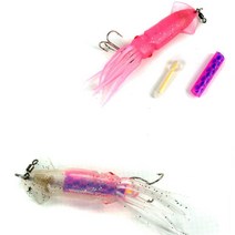 강성뼈대 낚시에기 미끼 찌 낚시가게 애기 채비 웜, 나이트애로우 오렌지