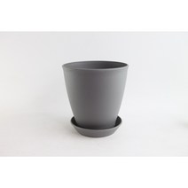 [인아트스튜디오] 무광화분 B급 상품 창고털이 대전 최대 50% (7종/택1), 2-B급-플라스틱화분-20cm-블랙