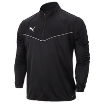 푸마 팀 라이즈 하프 집업 축구 트레이닝 탑