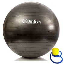 터짐 방지 피트니스 운동 안정성 요가 볼/스위스 생일 체육관 공, M (58-65cm)