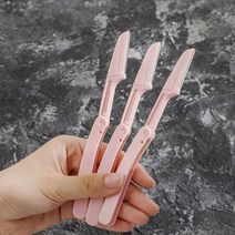 여기슈길이 스크래치 관리 눈썹 정리칼 반영구 남자눈썹정리, 1세트(본품3개)