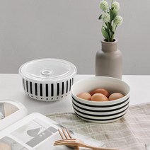 데이즈룸 코이 패턴 도자기 반찬통세트 3P 2P 택1, 대 2ea세트, 1세트