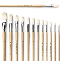 [화홍] 804 815 유화붓 낱자루 -종류선택(1~30호) - 화홍붓 미술붓 아크릴붓, 804유화붓 18호