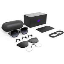 블루투스안경 Nreal 에어 스마트 AR 안경 휴대용 HD 개인 대형 화면 보기 모바일 컴퓨터 프로젝션, 02 Set Two