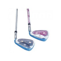 SDR 어린이 쥬니어 자용 스틸 소재샤프트 초 골프채 중급 7번아이언 골프스틱 9W6B2871, 핑크