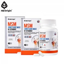 프리미엄 msm 엠에스엠 + nag 비타민d 보스웰리아 초록입홍합 관절 상어연골 조인트 영양제, 60개입, 2개