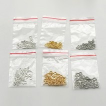 다이어리레시피 짧은 9핀 나사형 레진 공예 아트 악세사리 부자재, 화이트 10mm