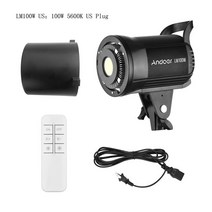 사진 조명 Andoer 필 라이트 휴대용 LED 스튜디오 비디오 3000K 5600K/5600K 원격 제어 LM135Bi/LM100W/LM60Bi/LM60W, 05 LM100W US, 05 LM100W US