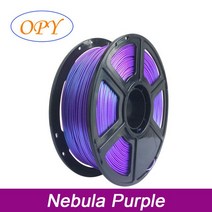 3D프린터 레진 필라멘트Opy 멀티 컬러 Pla 반짝이 필라멘트 1Kg 100G 10M 1.75Mm 탄된 티타늄 성운 보라색, MULTI Nebula Purple_China