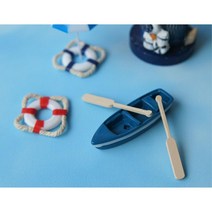 여름 파라솔 썬배드 튜브 보트 모형 미니어처 장식품 소품 테이블, 썬베드