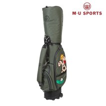 엠유스포츠 여성 그린위에 뮤시 바퀴형캐디백 MU22C3AB102, KHA