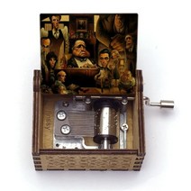 최신 그림 컬러 인쇄 대부 음악 상자 테마 노래 Caixa 드 Musica 뮤지컬 크리스마스 생일 영화 팬 선물 262822, 30music-40