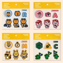 알파 트래블 엠보 스티커, [7980920]무지