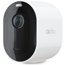 Arlo Pro 4 스포트라이트 카메라 1팩 무선 보안 2K 비디오 및 HDR 컬러 야간 투시경 양방향 오디오 WiFi 연결 허브 필요 없음 흰색 VMC4050P, 1 Count (Pack of 1)_White