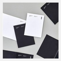 RT B+W 스티치 노트, 종류:화이트, 단품