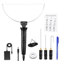 열선커터기 우드락 커팅 18W 3 in 1 Electric Styrofoam Cutter Cutting Machine Styro Foam Pen Portable, 04 9pcs 4 in 1 EU Plug