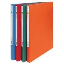 [문화] 스프링화일 좌철 수입지 F301-7 A4, 상세설명 참조, [4029540]주황