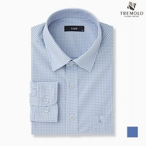 인디안 TREMOLO 남성 미니체크패턴 긴팔 남방__TRBNLWYC581