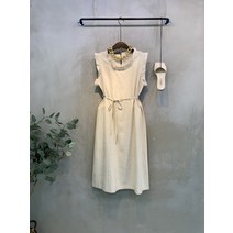 씨샵인더룸 / 아모 린넨 프릴 원피스 2color