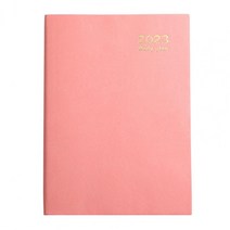 이쁜 다이어리 2023캘린더A4 수첩 및 사무용품 2023 정리함 시간 관리 효율 매뉴얼, 04 Pink