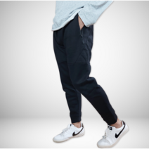 Caramella 남성 기모 슬림핏 절개 조거 트레이닝팬츠
