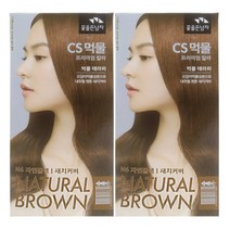 (2개)꽃을든남자 CS 먹물 프리미엄 칼라(자연갈색), (2개)꽃을든남자 CS 먹물 프리미