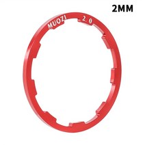 자전거부품 5pcs 알루미늄 합금 카세트 플라이휠 허브 스페이서 자전거 하단 브래킷 가스켓 Freewheel 바디, 18 Type B red 2MM