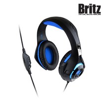 무료 브리츠 K35GH 게이밍 헤드셋 PC 헤드셋 블루
