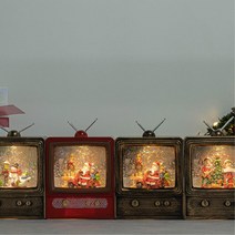 크리스마스선물 LED 캐롤송 스노우볼 카페 유아 인테리어소품, (8855-4 : B트리)
