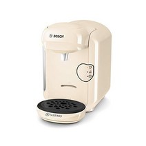 Bosch Hausgeräte TAS1406 Tassimo Vivy2 캡슐 머신 - 70가지 이상의 음료용 완전 자동 모든 컵에 적합 컴팩트 사이즈 1가지 컬러 컨셉 크림 149