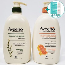 코스트코 AVEENO 아비노 바디워시 1000ML 오트밀/자몽 + 사은품, 자몽향 + 자몽향