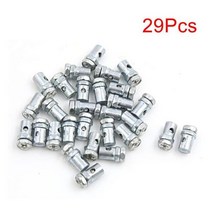 Uxcell범 케이블 직경 2.5mm 10 개 14x8mm 브레이크 라인 오토바이 와이어 고정 나사 패스너, 29개