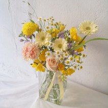 칠링백플라워 꽃다발 감성캠핑소품 (생화전국택배가능 부천꽃집), 1개