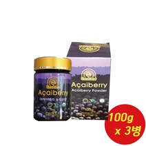 브라질 아사이베리 분말 아사이가루 아사이베리파우더 100g 3병