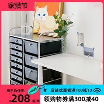 바퀴 수납장 10단 15단 서랍장 플라스틱 캐비닛 주방, 블랙 10단 1열