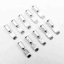 산업용 앤더슨 플러그 접점 핀 러그 구리 단자 50커넥터 6AWG 용 10Pcs, 한개옵션1, 01 Sliver