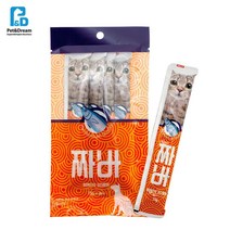 8p 짜먹는 유산균 가다랑어짜바 고양이간식추천 소화율UP 모질관리 피부관리