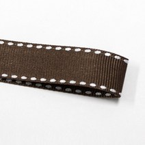 카네이션리본 선물포장리본 꽃포장리본 골지 스티치 리본 (폭 25mm/40mm/50mm 길이 45m), 29(고동), 25mm
