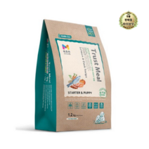 라이브잇 목우촌 어린견용 트러스트밀 스타터&퍼피 건식사료, 생선, 4개, 1.2kg