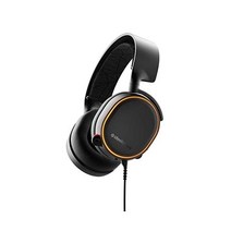 스틸시리즈 Arctis 5 유선 게이밍 헤드셋, HS-00011, BLACK