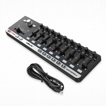 미디컨트롤러 MIDI컨트롤러 미디콘트롤러 Worlde 미디 컨트롤러 휴대용 미니 USB 9 슬림 라인 컨트롤 미디 키보드 악기 미디 슬림 라인 컨트롤러 3 스타일, 이지컨트롤.9