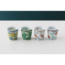 아떼스타 하나비 자왕무시 8종 일본 가정식 자완 차왕 차완 무시 일본식 계란찜 미소된장국 그릇, 그린 종지