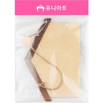 유니아트 2500 집모양나무걸이 문패 만들기재료, 단품, 1개