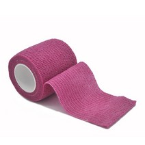 4.8m 다채로운 스포츠 자기 접착 탄성 붕대 랩 테이프 무릎 지원 패드 용 탄성체 손가락 발목 손바닥 어깨, 10cm X 4.8m, Pink