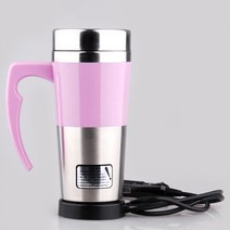 차박온풍기자동차 전기 주전자 12V 350ml 휴대용 온수기 여행 난방 컵 캠핑 보트 커피 만들기 계란 뜨거운, 03 Yellow
