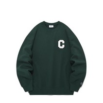 커버낫COVERNAT C 로고 맨투맨 브리티쉬 그린 CO2301CR01BG
