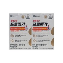 종근당건강 프로메가 알티지 오메가3 듀얼 업그레이드 최신제품 면역력 강화 비타민D 60캡슐 /SH, 2개
